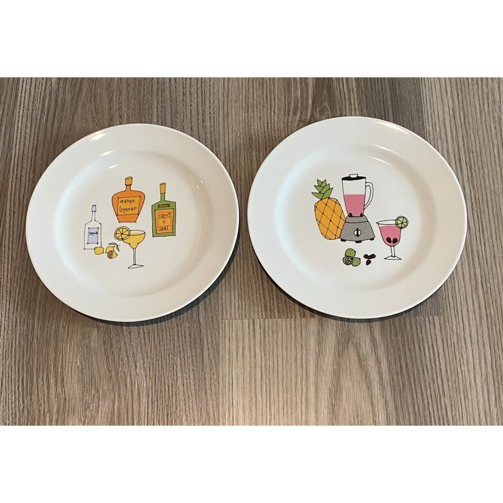 Margarita Plates by Ursula Dodge Signature 7" Appetizer Cocktail Set of 2